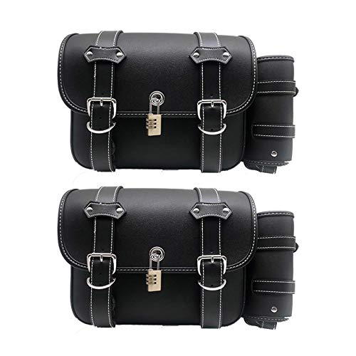 Ortlieb 防水サイドバッグ 2個セット Amazon | (ロキリフ) バイク サイド バッグ ハーレー PU 南京錠